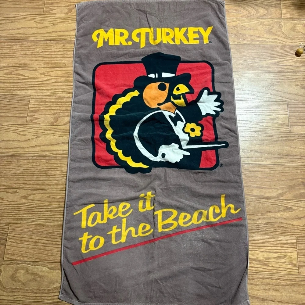 Mr Turkey Beach Towel